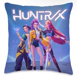 K-pop Demon Hunters HUNTR/X Officially Licensed Throw Pillow - Boutique